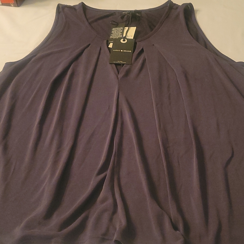 Lucky Brand Top Grey Size M